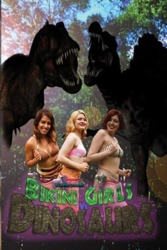 Movie poster for Bikini Girls vs Dinosaurs