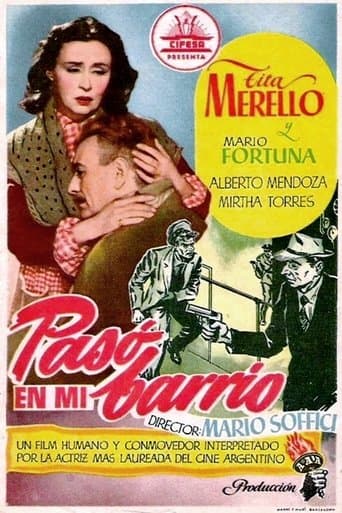 Movie poster for Pasó en mi barrio