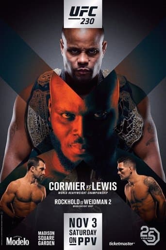 Movie poster for UFC 230: Cormier vs. Lewis