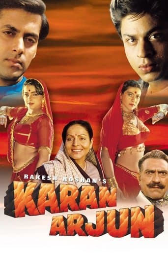 Movie poster for Karan Arjun