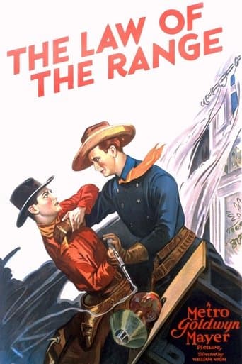 Movie poster for The Law of the Range