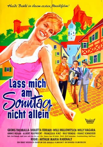 Movie poster for Laß mich am Sonntag nicht allein
