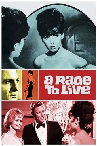 Movie poster for A Rage to Live