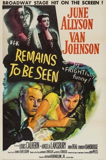 Movie poster for Remains to Be Seen