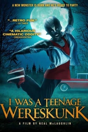 Movie poster for I Was a Teenage Wereskunk