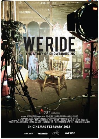 Movie poster for We Ride: The Story of Snowboarding