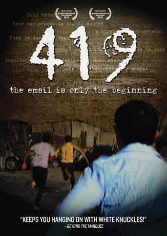 Movie poster for 419