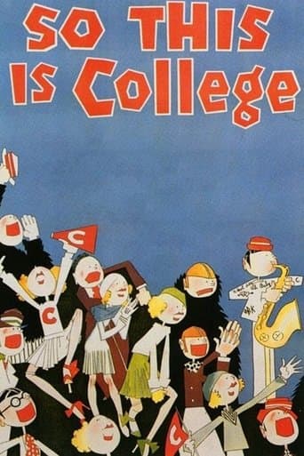 Movie poster for So This Is College