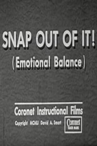 Movie poster for Snap Out of It! (Emotional Balance)