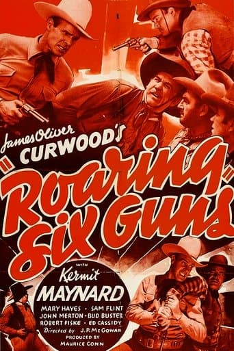 Movie poster for Roaring Six Guns
