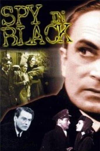 Movie poster for The Spy in Black