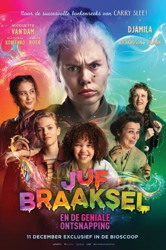 Movie poster for Juf Braaksel en de geniale ontsnapping