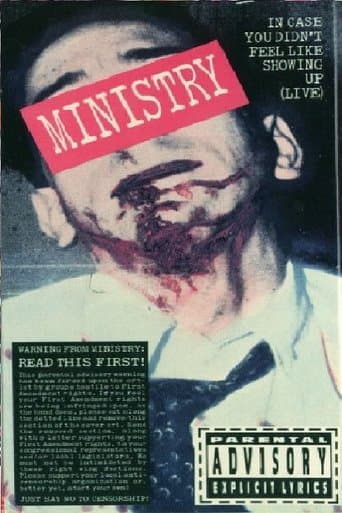 Movie poster for Ministry: In Case You Didn't Feel Like Showing Up