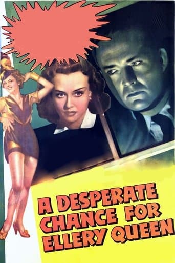 Movie poster for A Desperate Chance for Ellery Queen