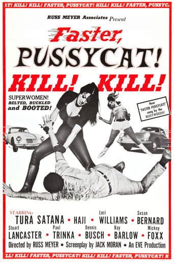 Movie poster for Faster, Pussycat! Kill! Kill!