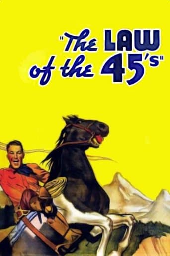Movie poster for The Law of 45's