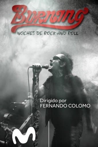 Movie poster for Burning. Noches de rock and roll