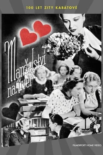 Movie poster for Manželství na úvěr