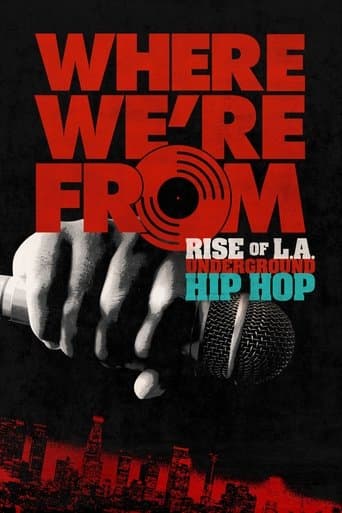 Movie poster for Where We're From: Rise of L.A. Underground Hip Hop