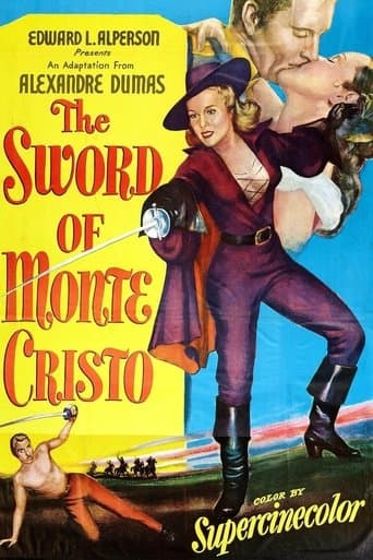 Movie poster for The Sword of Monte Cristo