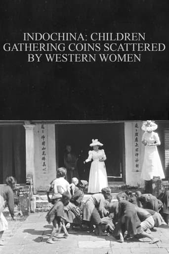 Movie poster for Indochina: Children Gathering Coins Scattered by Western Women