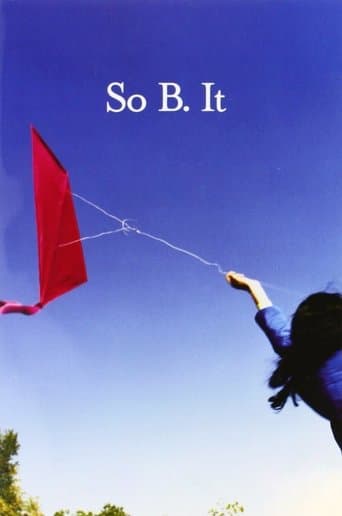 Movie poster for So B. It