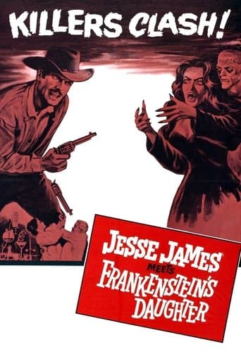 Movie poster for Jesse James Meets Frankenstein's Daughter