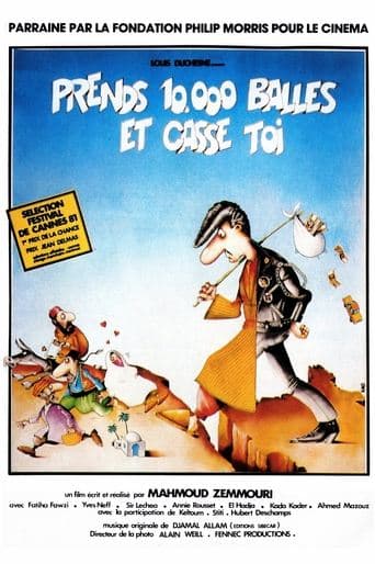 Movie poster for Take Your Ten Thousand Francs and Get Out
