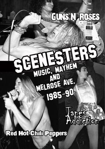 Movie poster for Scenesters: Music, Mayhem and Melrose ave. 1985-1990