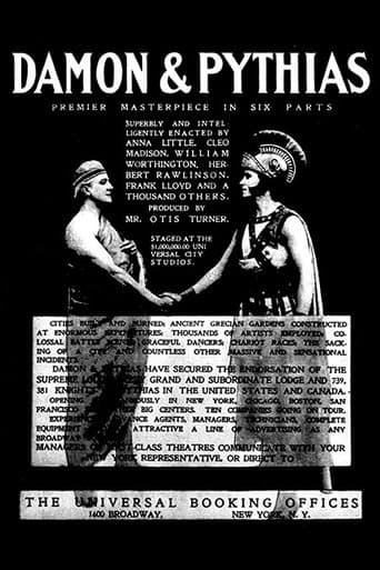 Movie poster for Damon and Pythias