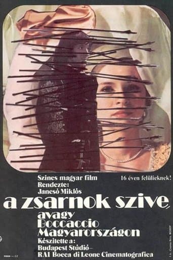 Movie poster for The Tyrant's Heart, or Boccaccio in Hungary