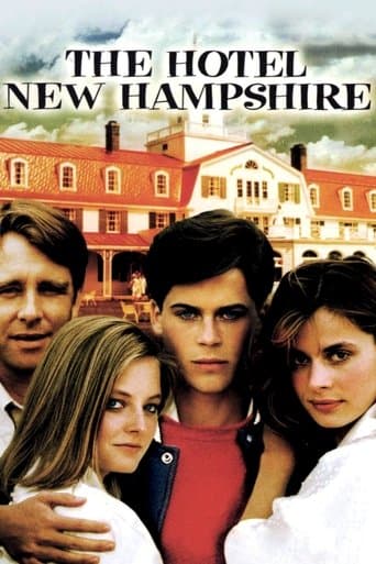 Movie poster for The Hotel New Hampshire