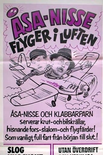 Movie poster for Åsa-Nisse flyger i luften