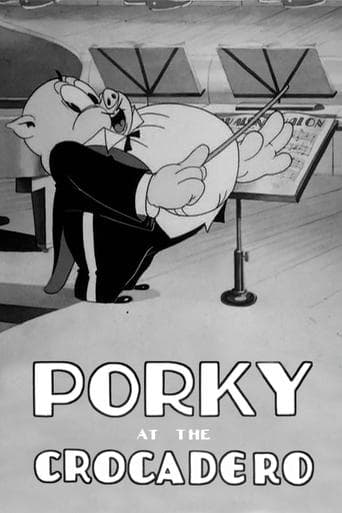 Movie poster for Porky at the Crocadero