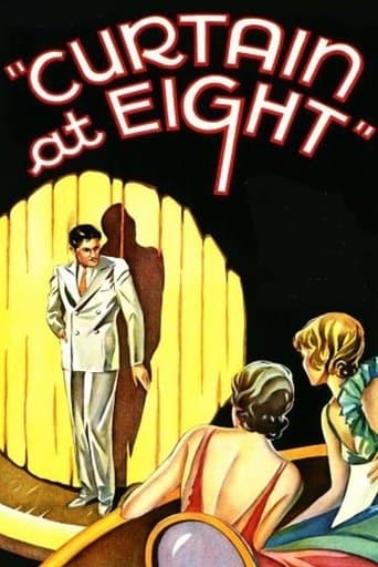 Movie poster for Curtain at Eight