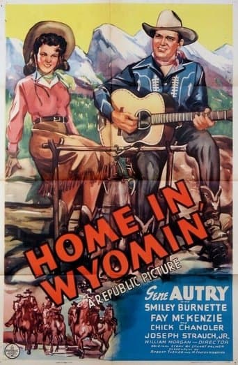 Movie poster for Home in Wyomin'