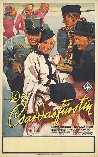 Movie poster for The Csardas Princess