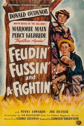 Movie poster for Feudin', Fussin' and A-Fightin'