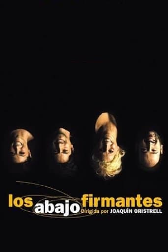 Movie poster for Los abajo firmantes