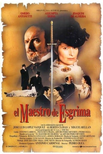 Movie poster for The Fencing Master