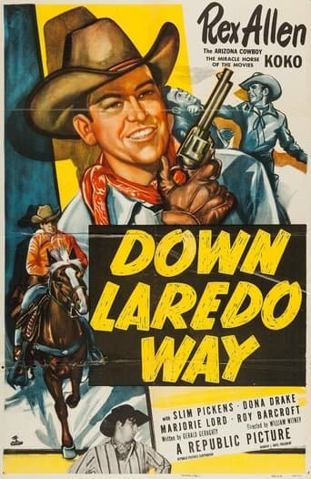 Movie poster for Down Laredo Way