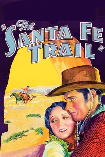 Movie poster for The Santa Fe Trail