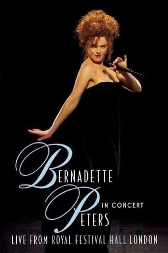Movie poster for Bernadette Peters in Concert