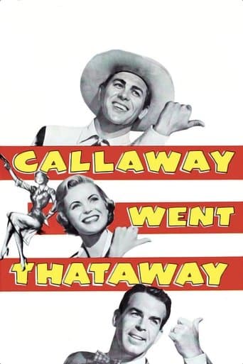 Movie poster for Callaway Went Thataway