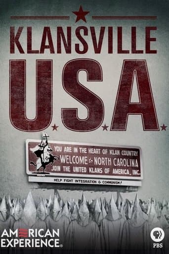 Movie poster for Klansville U.S.A.