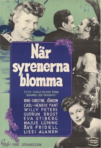 Movie poster for När syrenerna blomma