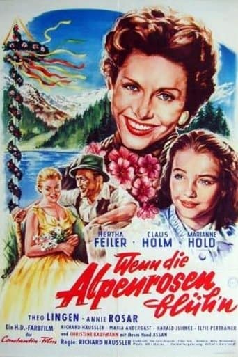 Movie poster for Wenn die Alpenrosen blüh'n