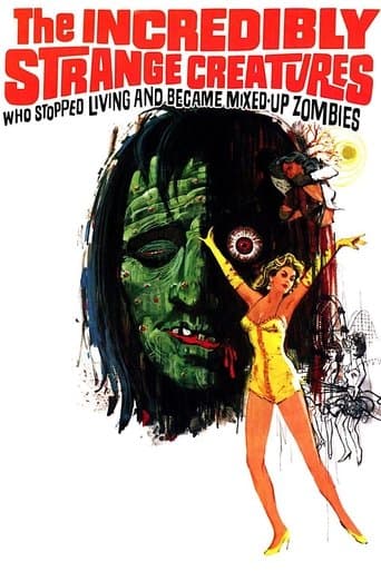 Movie poster for The Incredibly Strange Creatures Who Stopped Living and Became Mixed-Up Zombies!!?