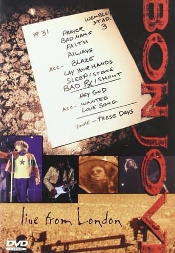 Movie poster for Bon Jovi - Live from London