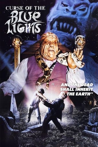 Movie poster for Curse of the Blue Lights
